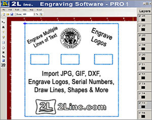 Software de pilotaje CNC - PRO 2 - 2L inc - para grabados / 3D