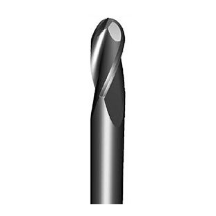 Fresa frontal hemisférica - AB3 - 2L inc - de acabado / carburo sólido / de desbaste
