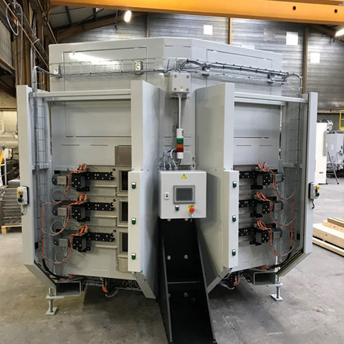 Horno de polimerización - ELMETHERM - giratorio / con carrusel / térmico