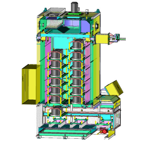 Horno de carro - ELMETHERM - de precalentamiento / eléctrico / vertical