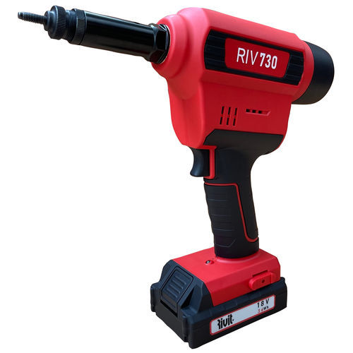 Remachadora brushless - RIV730 - RIVIT - con batería / para insertos roscados / en carcasa