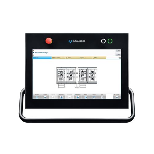 Terminal HMI con pantalla táctil - Gerhard Schubert GmbH - integrable / LCD color / para máquina