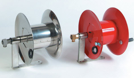 Enrollador de tubo - MAGNUM MINI - SAURO ROSSI & C. Snc - Avvolgitubo Hose-reel - manual / fijo