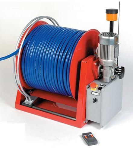 Enrollador de tubo - MAGNUM ''ET'' - SAURO ROSSI & C. Snc - Avvolgitubo Hose-reel - motorizado / abierto