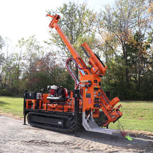Perforadora multifunción - REBEL XL - Acker Drill Company - con orugas / rotativa / con motor diésel