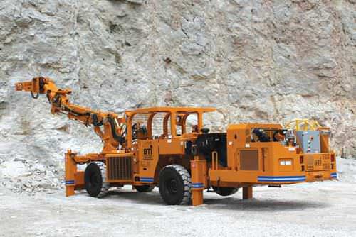 Máquina de purgado mecánico de túneles - 20 700 kg | RMS18 - Breaker Technology, LTD. - para minas
