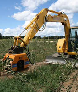 Plancha vibradora para excavadora - TC series - Breaker Technology, LTD.