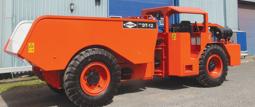 Dúmper articulado - DT-1 series - DUX MACHINERY CORPORATION - diésel / eléctrico / para mina subterránea