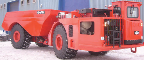 Dúmper articulado - DT-33N - DUX MACHINERY CORPORATION - eléctrico / para mina subterránea