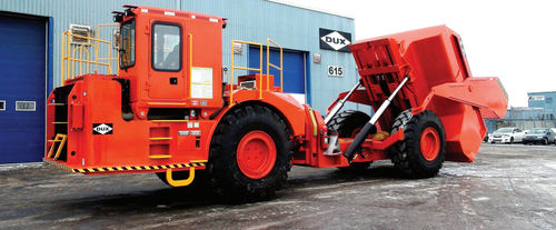 Dúmper articulado - TD-50 - DUX MACHINERY CORPORATION - eléctrico / para mina subterránea / telescópico