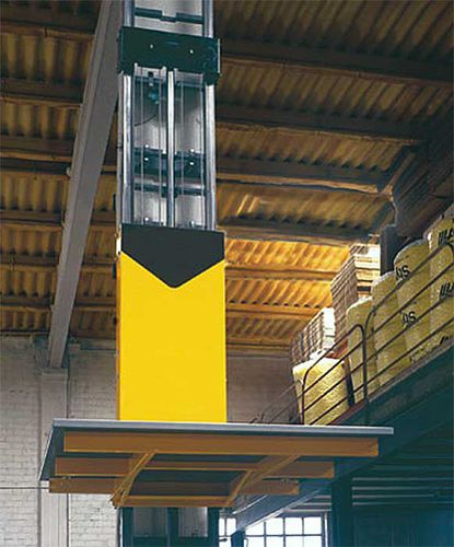 Montecarga hidráulico - EDPSH - EURODOCK - de columna