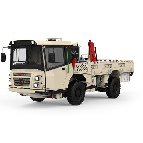 Vehículo para transporte de equipos - VARIOMEC XS 040 MATERIAL - Normet - subterráneo / eléctrico