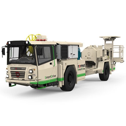 Vehículo subterráneo - CHARMEC MF 605 V LE SD - Normet - de transporte carga de explosivo cargadoras de emulsión / eléctrico