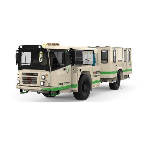 Vehículo para transporte de pasajeros - UTIMEC MF 205 PER SD - Normet - para mina subterránea / para perforación de túneles / eléctrico
