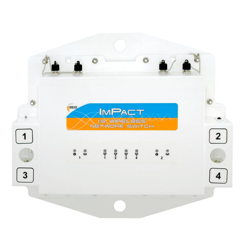Conmutador Ethernet 4 puertos - NS40 - Mine Site Technologies Pty Limited - con enlace inalámbrico / de pared / robusto
