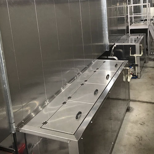 Línea de lavado de agua - STR TEKNIK MAKINA - de disolvente / por aspersión / automática