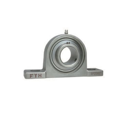 Soporte con rodamiento de placa - UCSP-S6 series  - FYH - de acero inoxidable / de plástico / con bloqueo por pernos de fijación