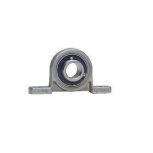 Soporte con rodamiento de placa - USP-S6 series - FYH - de acero inoxidable / de plástico / con bloqueo por pernos de fijación