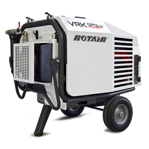 Compresor de tornillo - FIBRA &ndash; FIBRA PLUS - ROTAIR SPA - de aire / con motor de gasolina / móvil