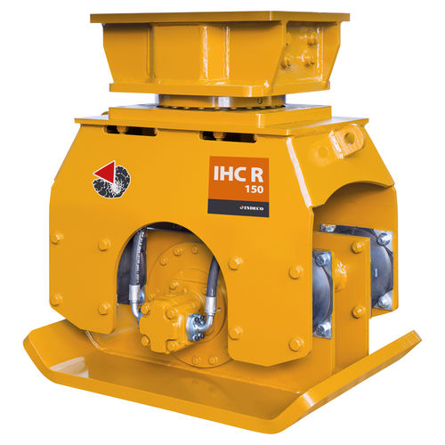 Plancha vibradora dirigida - IHC R 150 - INDECO - para excavadora / de compresión
