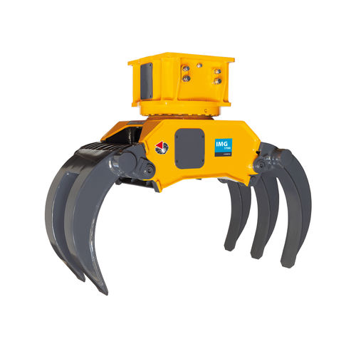 Pulpo hidráulico - IMG 1700 - INDECO - rotativo / para excavadora