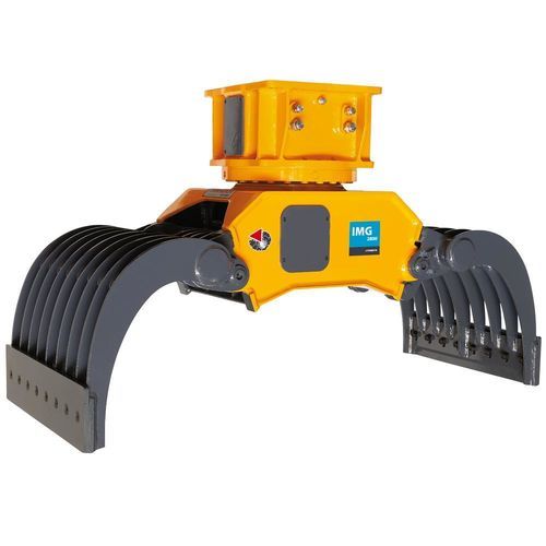 Pinza seleccionadora hidráulica - IMG 2800 - INDECO - para chatarra / para la industria del reciclaje / de obras