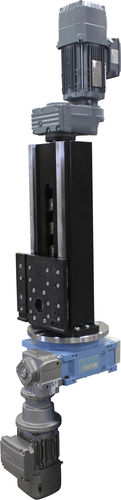 Plato divisor accionado por motor - LIFT AND ROTATE - Motion Index Drives, Inc. - vertical / de gran precisión / de cremallera