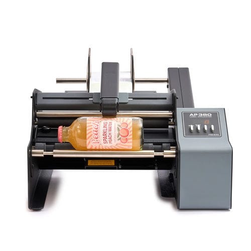 Aplicador de etiquetas automático - AP380 - Primera Technology - para botellas / para la industria alimentaria / roll-fed