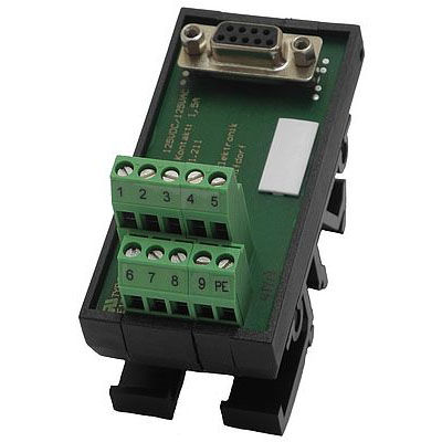 Módulo de transmisión de datos para montaje sobre riel DIN - USV-S-15-B - KALEJA GmbH - con terminales de tornillos / para cable de cinta