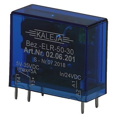 Relé estático 24 Vcc - ELR-50-30 - KALEJA GmbH - para circuito impreso / con salida DC