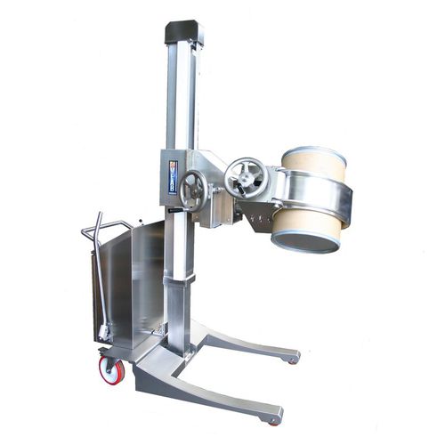 Apiladora de rotación de bidones - BS120 DVLP - VEAB - hidráulica / neumática / con operador a pie