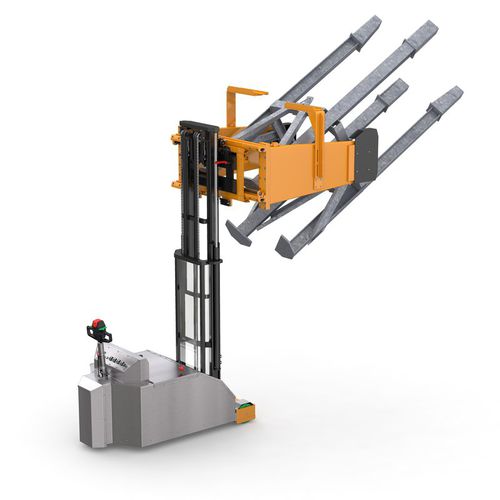 Apiladora eléctrica -  BS106 DVI Tralicci - VEAB - con operador a pie / 24 V / de manipulación