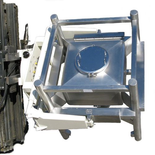 Volteador hidráulico - BS121 IBC - VEAB - para IBC / para carretilla elevadora / ATEX