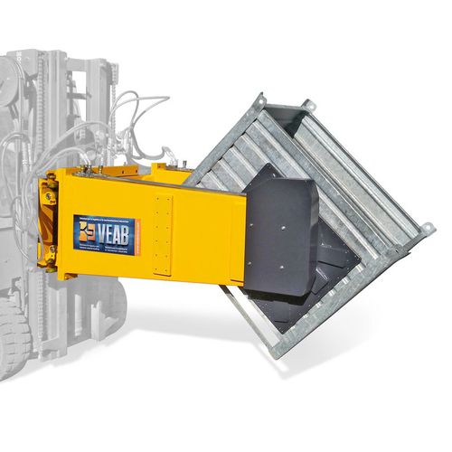 Volteador hidráulico - BS89 DVIC - VEAB - de cajas / para carretilla elevadora / ATEX