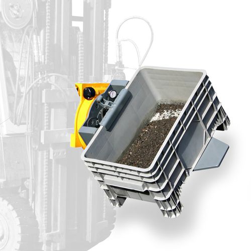 Volteador hidráulico - BS121 - VEAB - de cajas / para contenedores / para carretilla elevadora