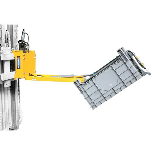 Volteador hidráulico -  BS121 F - VEAB - de cajas / para carretilla elevadora / elevador