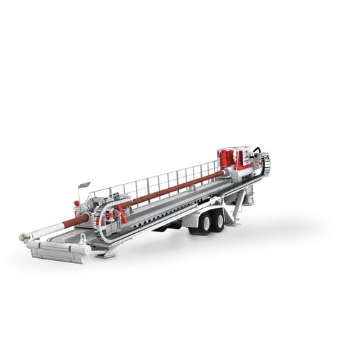 Perforadora horizontal direccional - HDD - Herrenknecht AG - montada en remolque / rotativa / hidráulica
