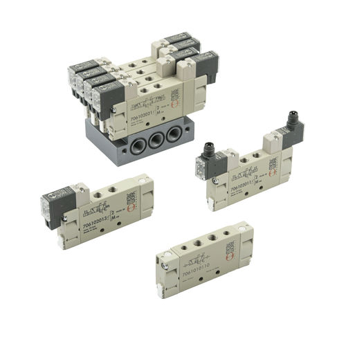 Distribuidor neumático de cajón - MACH 11  - METAL WORK - accionado por solenoide / accionado neumáticamente / de 5/2 vías