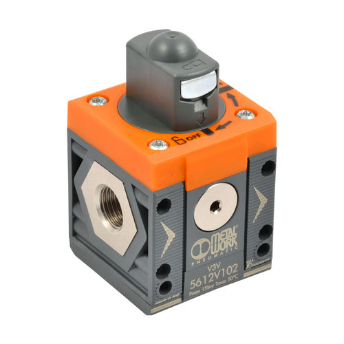 Válvula manual - V3V SY  - METAL WORK - electroneumática / con control neumático / de cierre