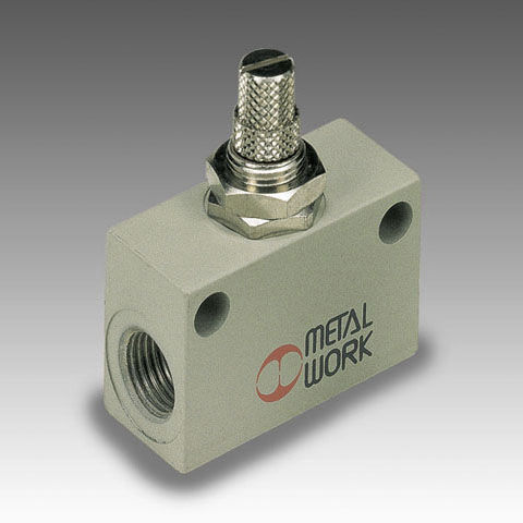 Regulador de caudal volumétrico - RFL B  - METAL WORK - neumático / manual