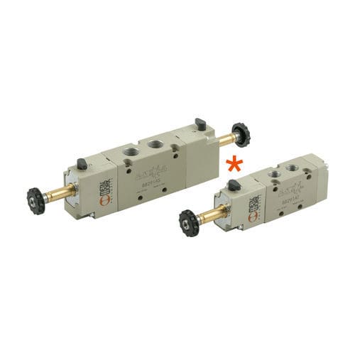 Electroválvula de control asistido - 701002 series - METAL WORK - de 2/3 vías / NC / NA