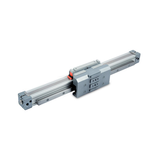 Cilindro neumático - V-Lock   - METAL WORK - sin varilla / de doble efecto / de acero inoxidable