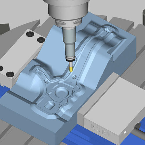 Software de programación - SolidMill FreeForm™ - ESPRIT by DP Technology - configuración / de CAM / para mecanizado de 3 ejes