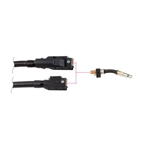 Antorcha de soldadura MIG-MAG - ROBO WH W 500 - ABICOR BINZEL - refrigerada por agua / automatizada / robotizada