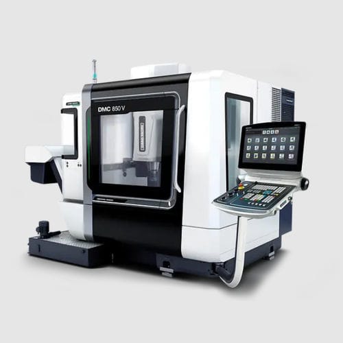 Fresadora CNC 3 ejes - DMC 850 V - DMG MORI - vertical / con mesa fija / HSK-A 100