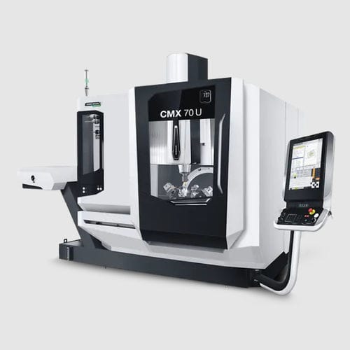 Centro de mecanizado 5 ejes - CMX 70 U - DMG MORI - vertical / con mesa rotativa / 30 herramientas