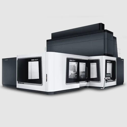 Centro de mecanizado 5 ejes - DMU 600 P (FD) - DMG MORI - universal / con dos mesas / para piezas de gran tamaño