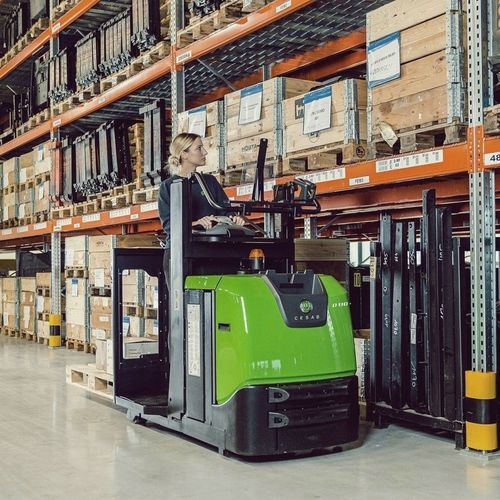 Preparador de pedidos eléctrico - O110 series - CESAB - para almacén / móvil / de alta velocidad