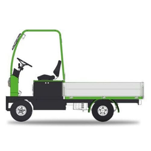 Tractor con plataforma de transporte - PE Series - CESAB - eléctrico / con 4 ruedas / con plataforma