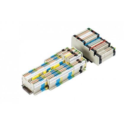 Bloque de conexión en riel-DIN - fasis WTP - WIELAND ELECTRIC - push-in / compacto